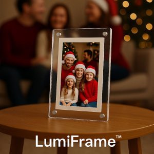 LumiFrame™ by Plenora – Acrylic Digital Memory Frame